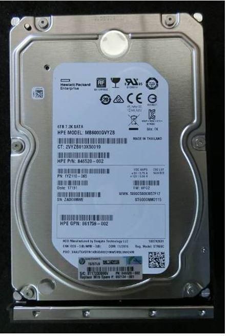 HDD 6TB 6G 7.2K LFF SATA MDL