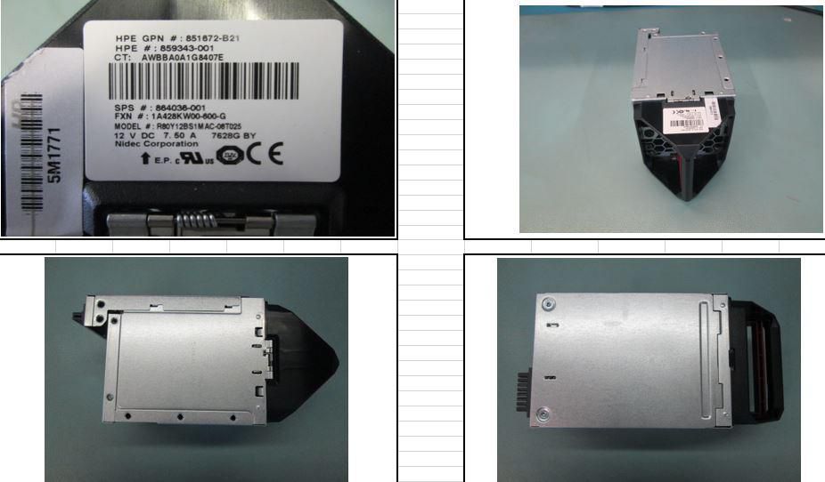 Rear Fan module 80mm