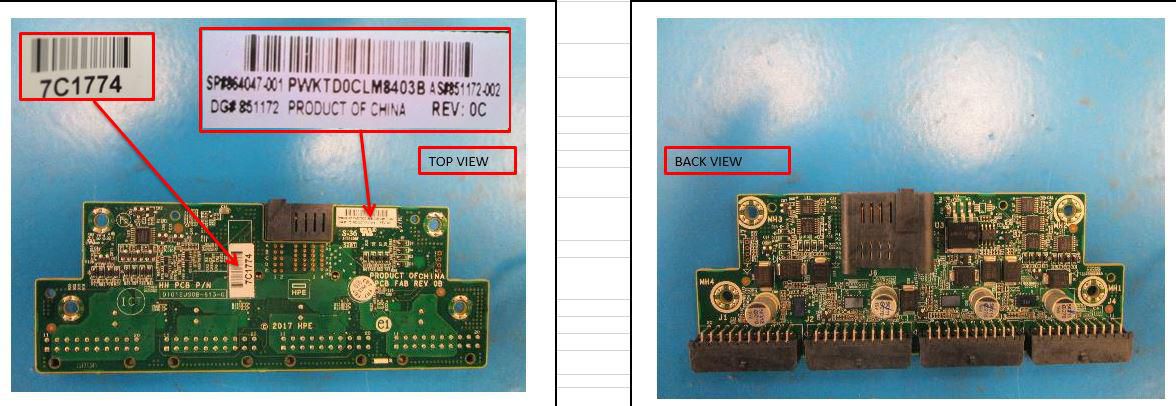 Chassis Front Fan Backplane 