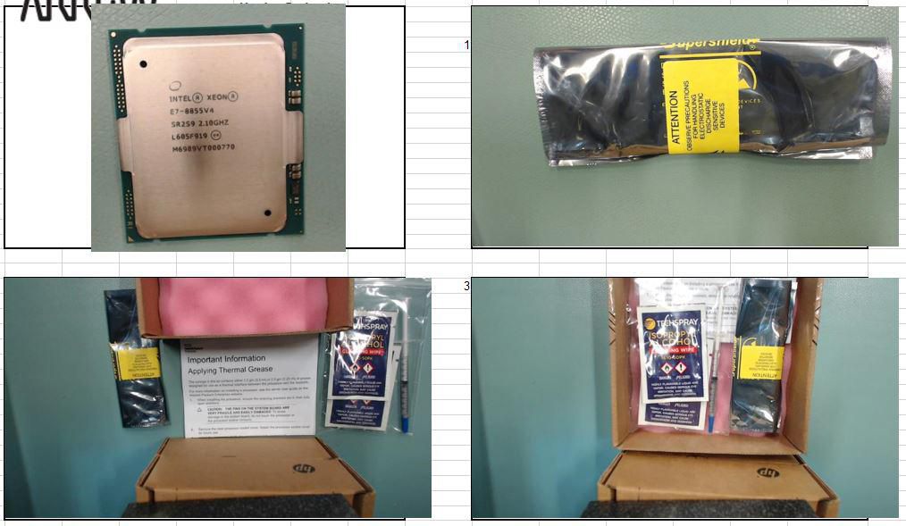 HPE Processor E7-8855 2.1GHz 14C 35M 140W BDW