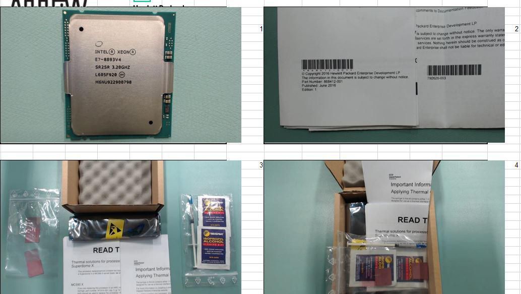 HPE Processor E7-8893 v4 3.2GHz 4C 60M 140W BDW
