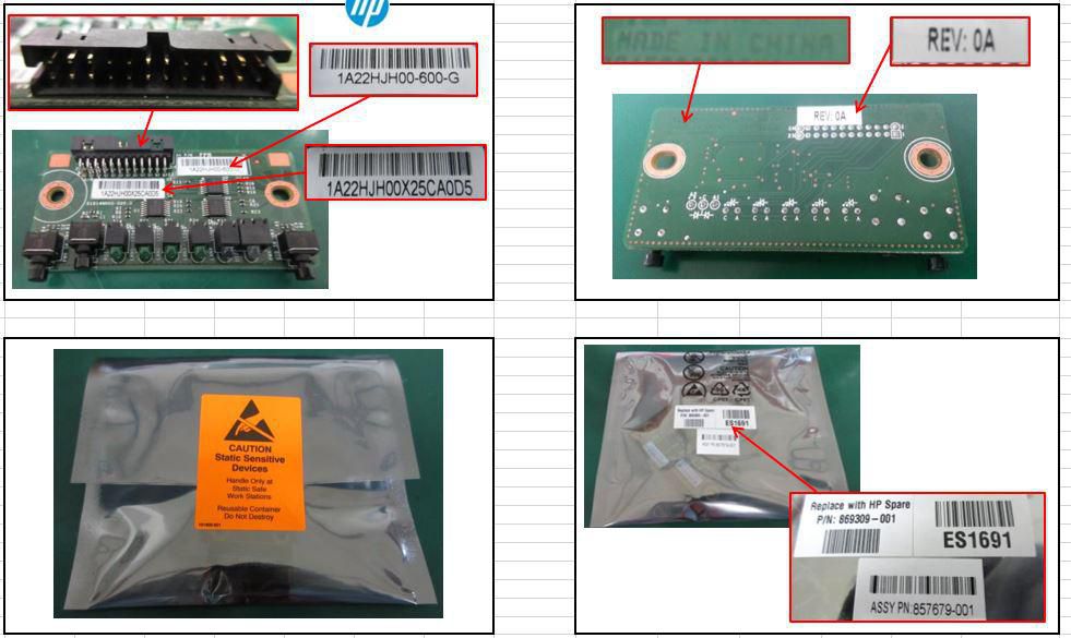 Front panel control module 