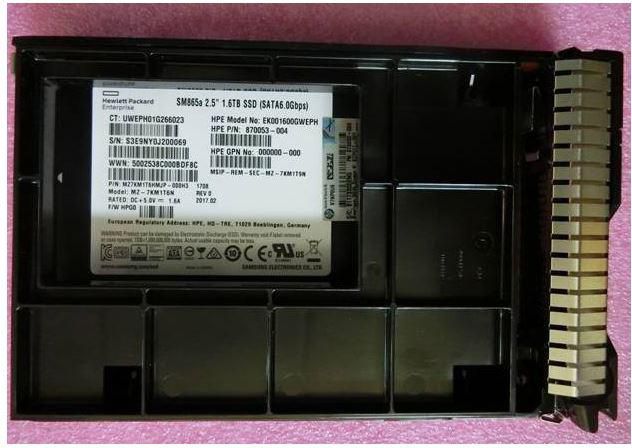 SSD 1.6TB 6G LFF SATA WI SCC