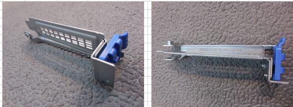 Blank slotted PCI riser for 