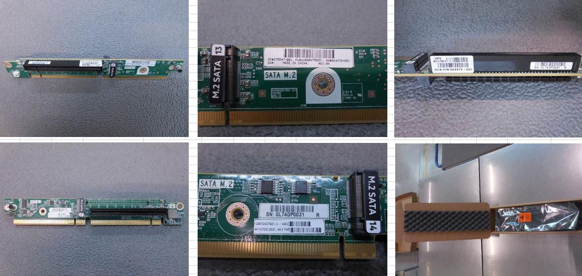 HPE Riser x16 x16 SATA M.2 Pri 1U