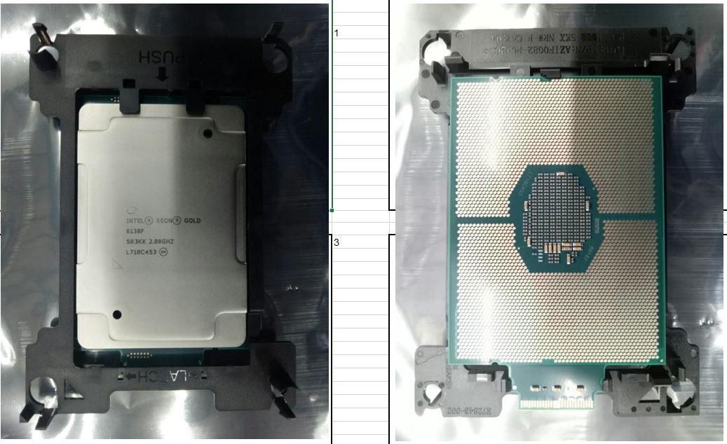 HPE Processor Xeon-G 6138F 20C 135W