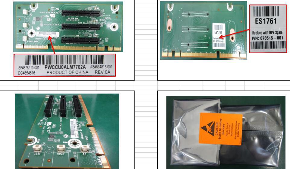 X8X8X8 PCIe riser card for 