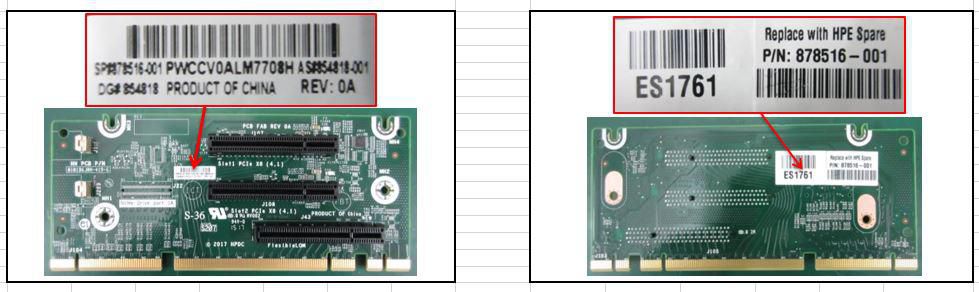 HPE CPU1x8x8ALOM riser