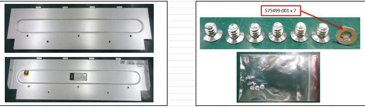 Midplane chassis cover for 