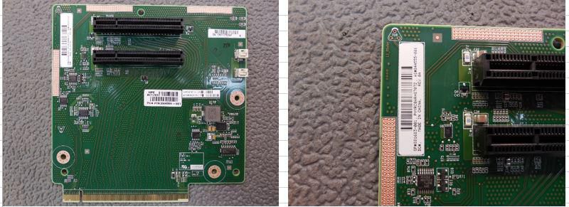 2x8 PCIe riser card for HPE 