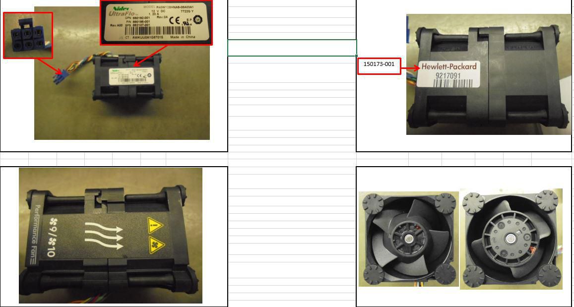Cooling fan for HPE r2x00 