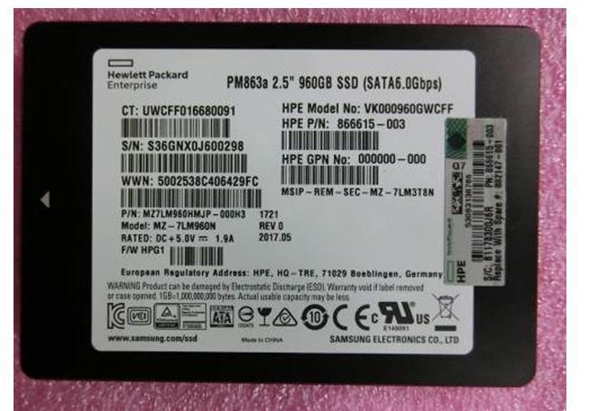 SSD 960GB 6G SATA SFF RI PLP