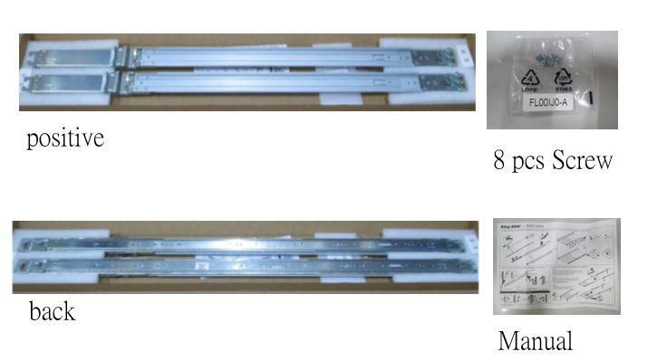 Full pull sliding rail kit 