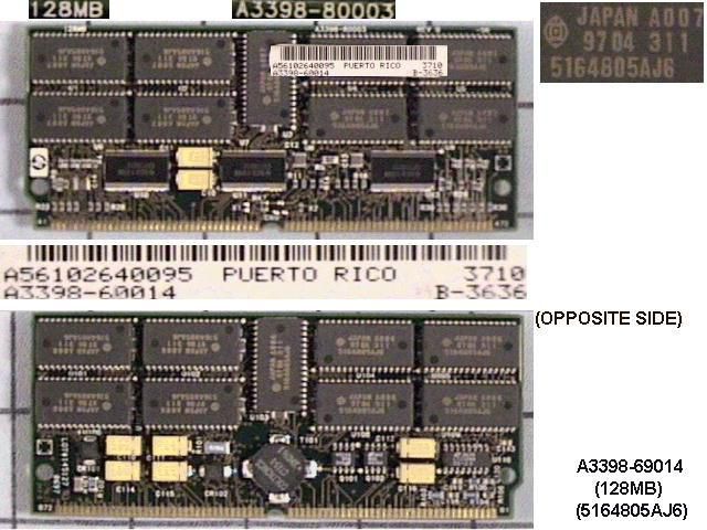 128 MB MEMORY SIMM
