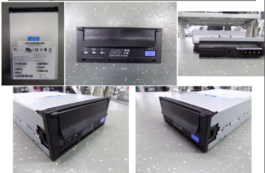 DAT72 SCSI tape drive with 