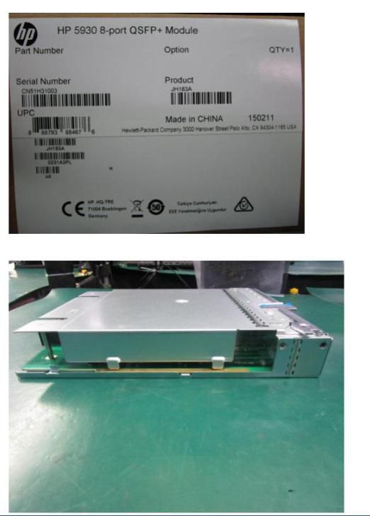 8-Port QSFP+ Expansion Module 