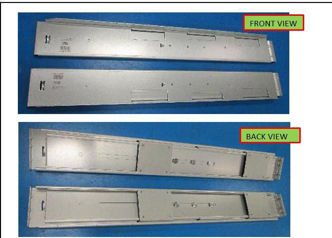 L-shaped mounting rail for 