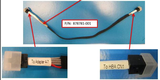 Mini SAS to Mini SAS cable 