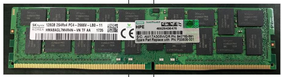 128GB DDR4 DIMM memory 