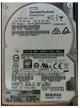 DRV 1.8TB SFF HDD 10K SS20000