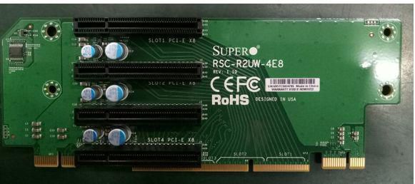 4-Port PCIe Riser Card for 