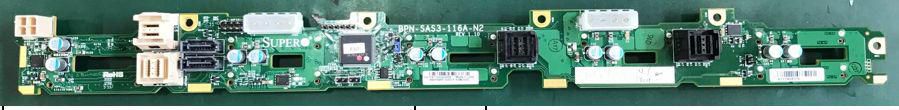 Backplane support for 8x 2.5 