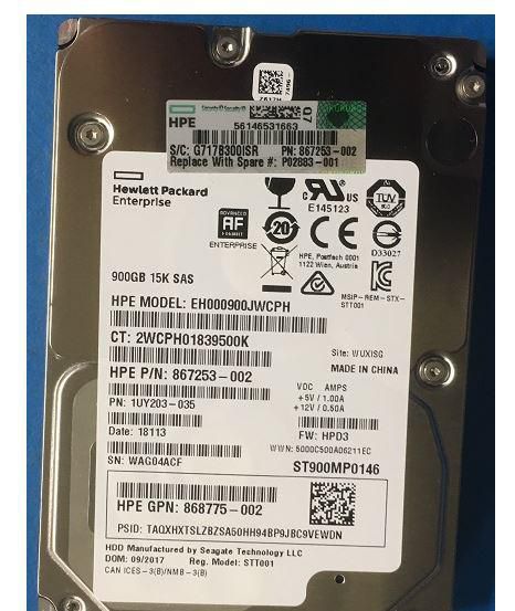 DRV HDD 900GB 15K SFF