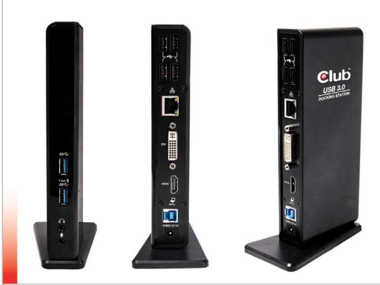 Dock 4xUSB2/2xUSB3/HDMI/DVI
