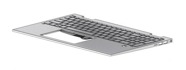 TOP COVER W KB BL NSV SL