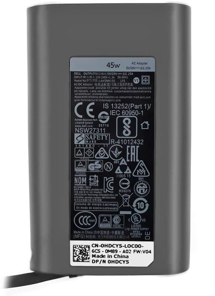 AC Adapter, 45W, 19.5V, 3 