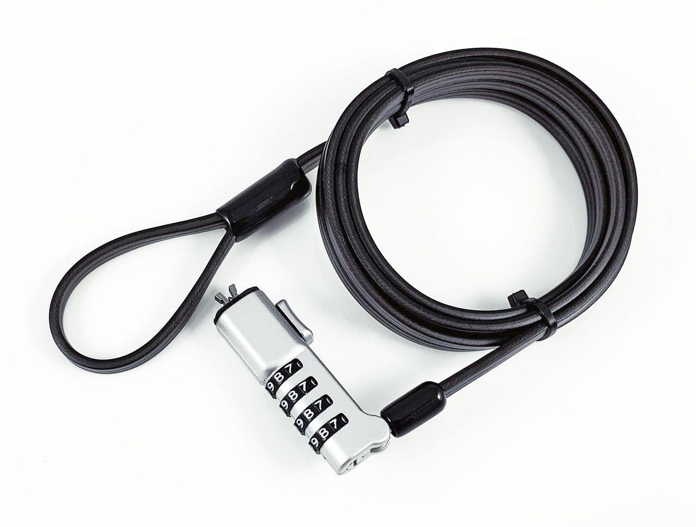 Security lock with slim 