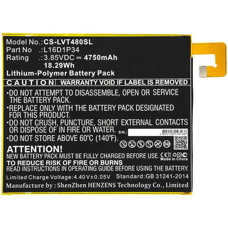 Battery 18.29Wh Li-Pol 3.85V 
