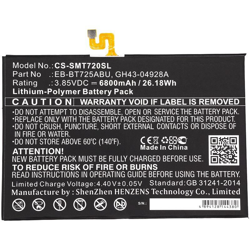 Battery 26.18Wh Li-Pol 3.85V