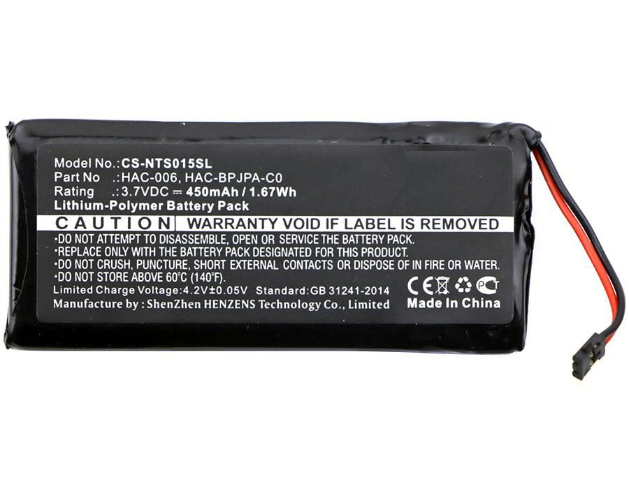 Battery 1.67Wh Li-Pol 3.7V