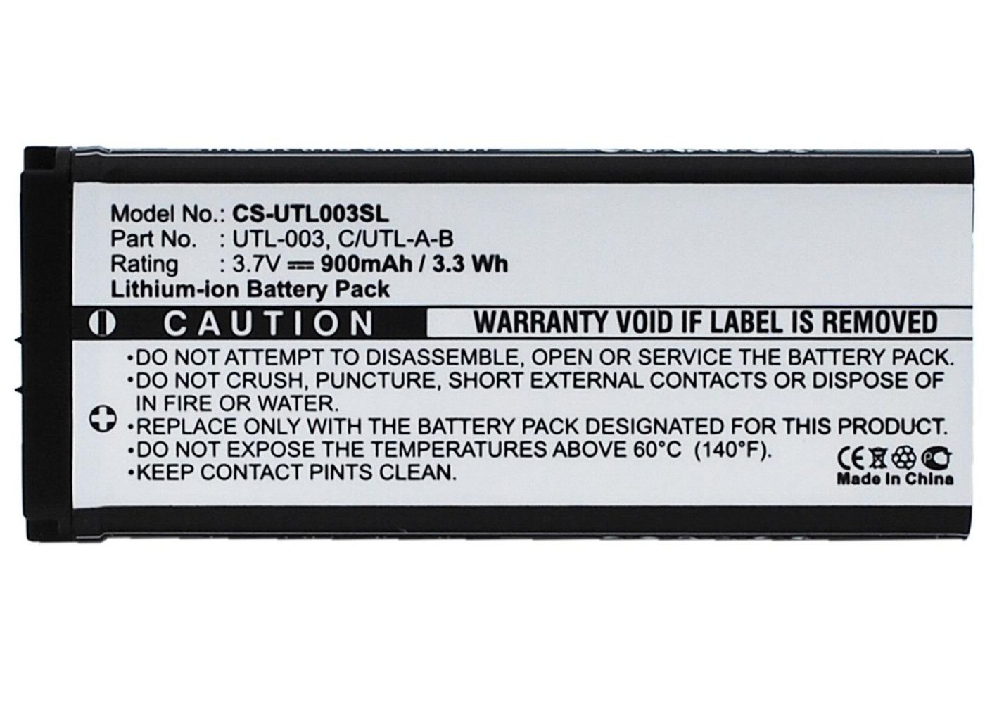 Battery 3.33Wh Li-ion 3.7V