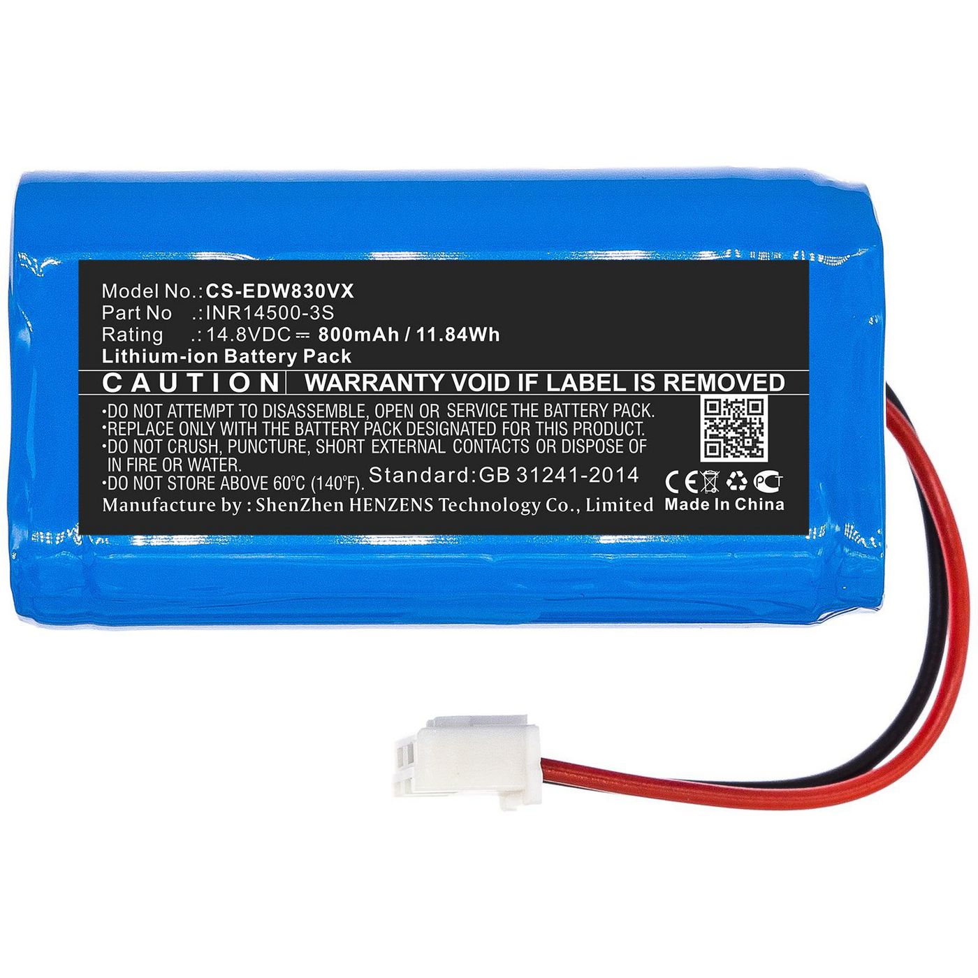 Battery 11.84Wh Li-ion 14.8V 