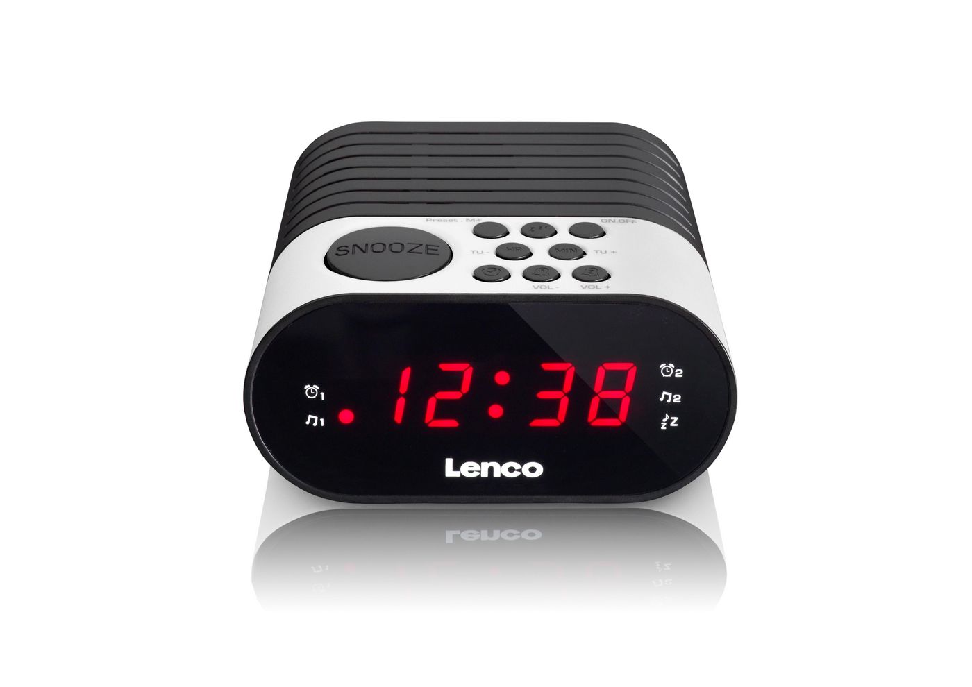 Cr-07 Clock Black, White
