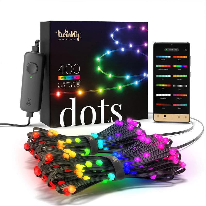 Dots 400 Rgb Leds, Black Wire