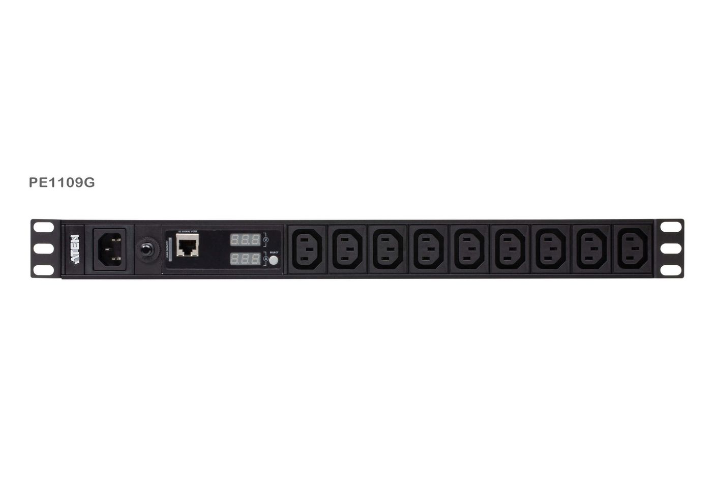 9-Outlet 1U PDU with Current