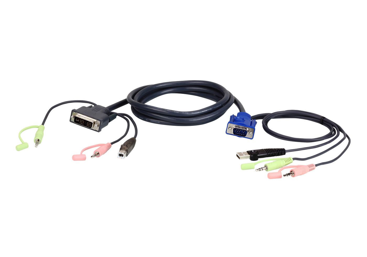VGA USB to DVI KVM Cable 1,8m