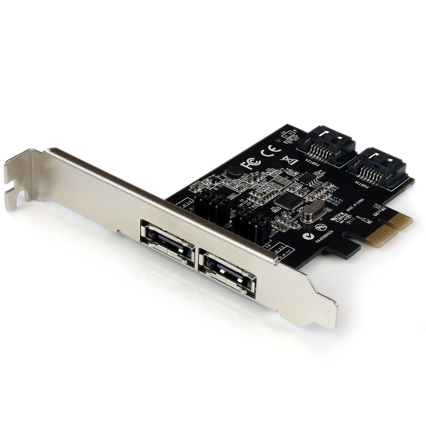 2X PCIE SATA III ESATA CARD