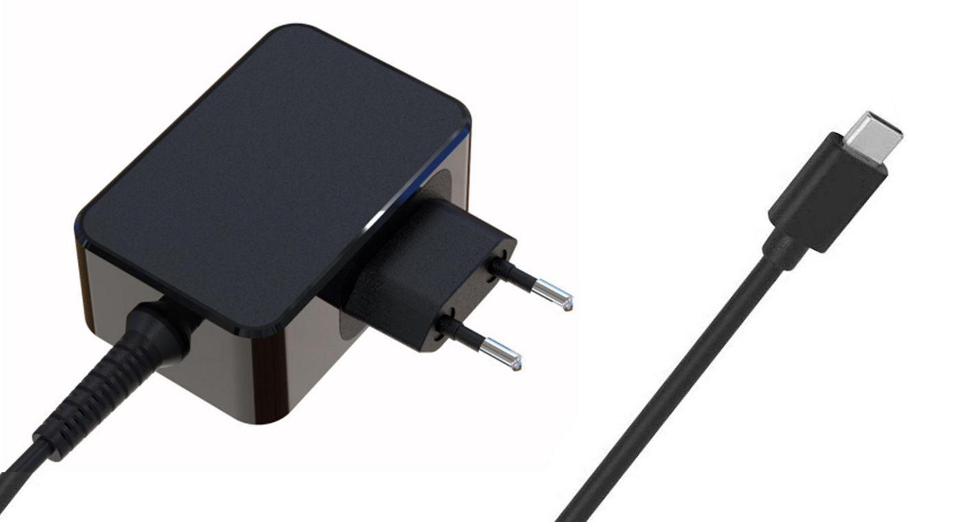 Адаптер живлення USB-C, кабель 1,8 м, 90 Вт