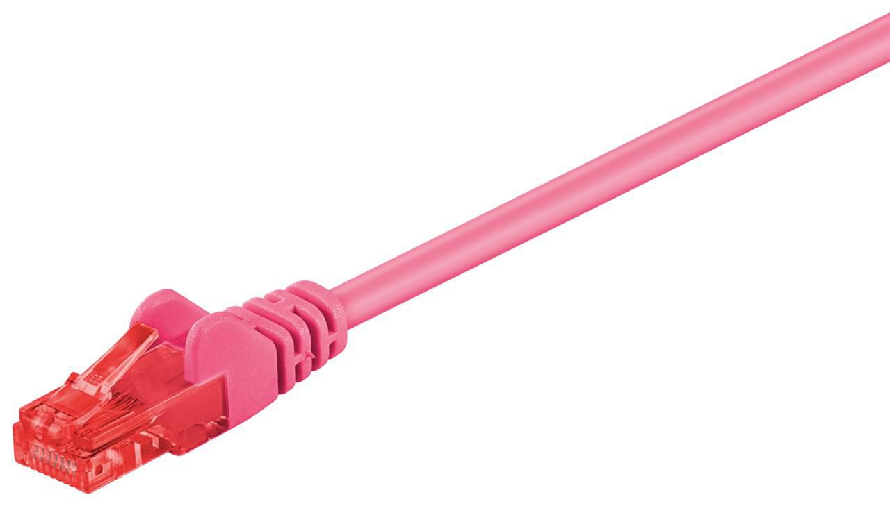 U/UTP CAT6 2M розовый ПВХ