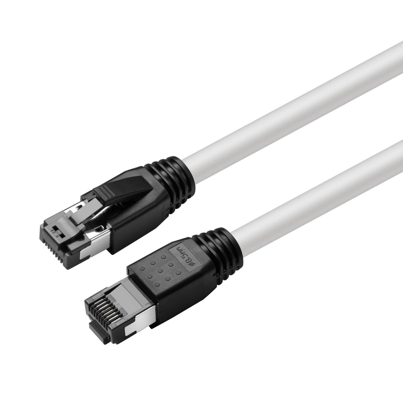 CAT8.1 S/FTP 0,25m White LSZH