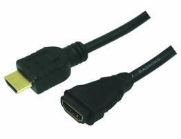 HDMI cable, A/M to A/F, 4K/30