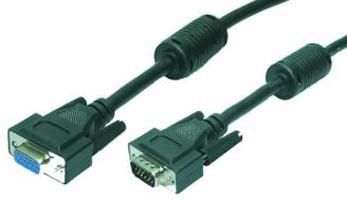 VGA cable, HD15/M to HD15/F,