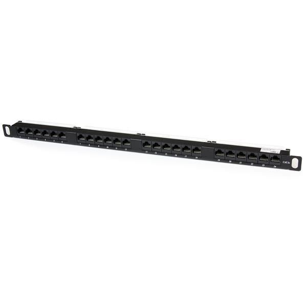 24 PORT 0.5U CAT5E PATCH PANEL