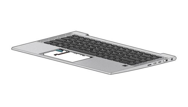 Top Cover W/Keyboard CP+PS BL 