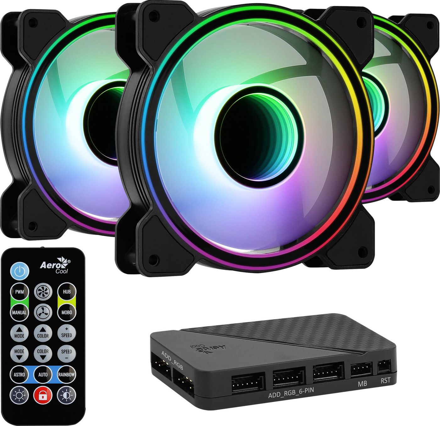 Mirage12Pro Kit 3Xfan Pc 12Cm 