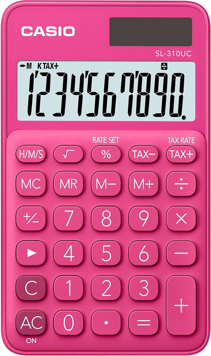 Calculator Pocket Basic Red
